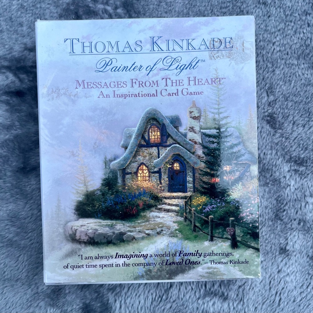 Thomas Kinkade Messages From The Heart Inspirational Card Game G2 Games New